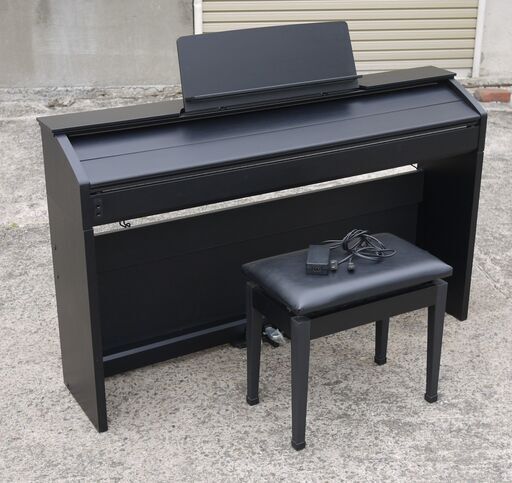 美品 CASIO カシオ 電子ピアノ Privia プリヴィア PX-850BK フラグシップモデル 88鍵盤 象牙調 黒檀調鍵盤 天板開閉構造 動作品