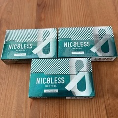 NICOLESS MENTHOL 0mg 3箱