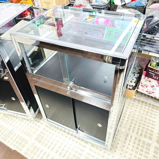 メーカー不明 ショーケース ガラスケース 宝飾ケース 飾り棚