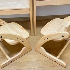 大和屋 Buono デスク&チェア×2台 