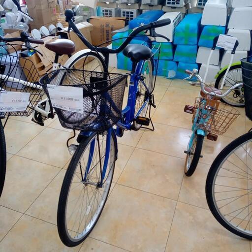 ★ジモティ割あり★  自転車 ２６インチ ブラック、ブルー クリーニング済み OJ3864