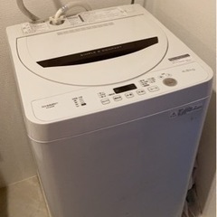 洗濯機　SHARP  ES-GA4B  2018年製