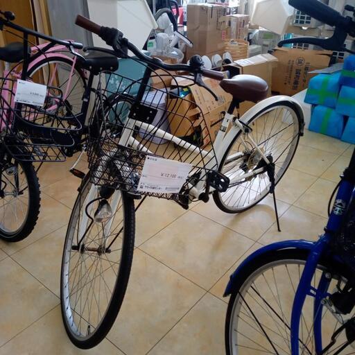 ★ジモティ割あり★  自転車 27 ブラック、ホワイト、ブラウン クリーニング済み OJ3865
