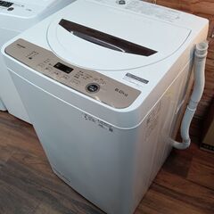 SHARP　洗濯機　6㎏　ES-GE6F‐T　2022年製　　■...