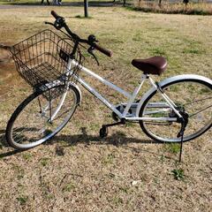 自転車　カダローラ 26型ホワイト 