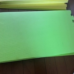 ジョイントマット黄緑①5枚　55×35cm