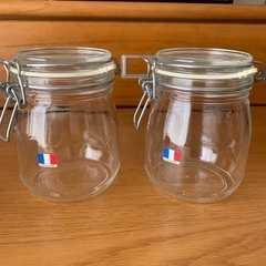 大きめガラス瓶　フランス製未使用品✨