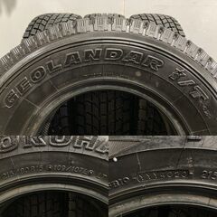 YOKOHAMA GEOLANDAR i/T G072 215/80R15 109/107L LT 15インチ スタッドレス 4本 20年製 サーフ ハイラックス ジムニー等　(TD221) クレジットカード QRコード決済可能