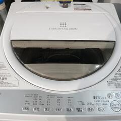 配送可【東芝】6K洗濯機★2018年製　分解クリーニング済/6ヶ月保証付　管理番号11903