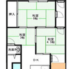 【敷金なし】大和郡山市のリフォーム済み３DK物件