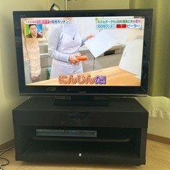 液晶テレビ　レコーダー　音響付きテレビボード　東芝　REGZA