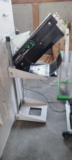 福島発　マルマス精米機 マルマスター NXP-55EB型 石抜精米機 200V・3.7kw　小米取機V-2セットで