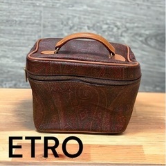 ETRO エトロバニティバッグ ハンドバッグ ペイズリー PVC...