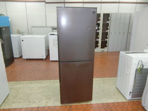 ID 401372　冷蔵庫２ドア　280L　シャープ　２０１８年　へこみ有　SJ-PD28E-T