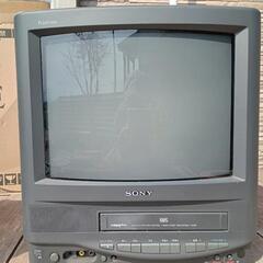 SONY製VHSビデオ一体型ブラウン管テレビ