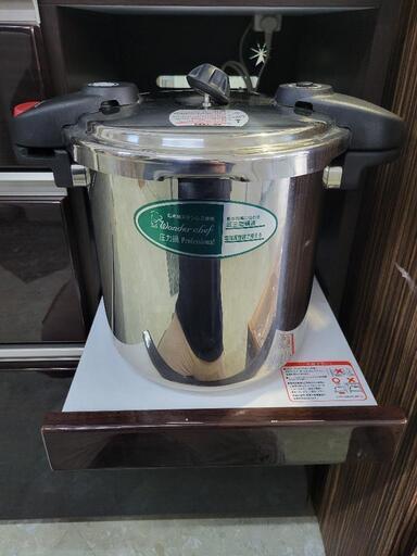 ワンダーシェフ 家庭用圧力鍋10L \n中古　リサイクルショップ宮崎屋住吉店24.3.19k