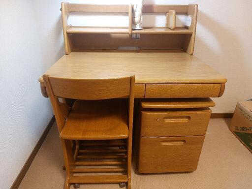家具 テーブル 学習机 浜本工芸 美品
