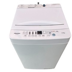 2019年製　ハイセンス　洗濯機　4.5キロ