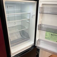 リサイクルショップどりーむ天保山店　No12113　冷蔵庫　TOSHIBA　2021年製　153L　オシャレブラック　配達設置可能