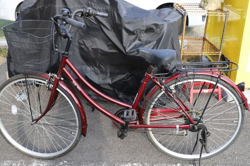 自転車　カインズ　6段変速　すぐ乗れます　26インチ