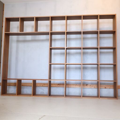 値下げ/人気の無印良品(MUJI)のウォールナット材・3段・4列