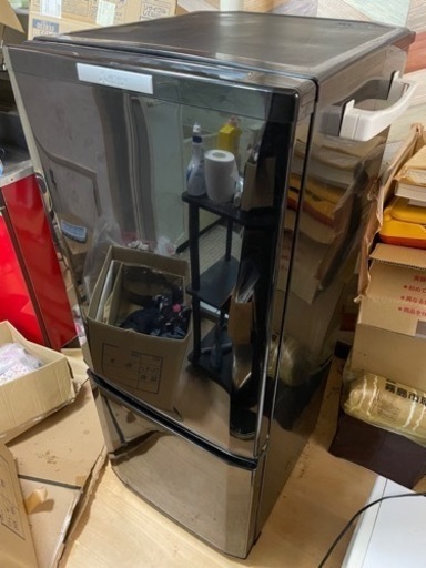 三菱ノンフロン 146L 2ドア冷蔵庫（MITSUBISHI MR-P15Y-B家電 キッチン家電 冷蔵庫