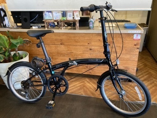 【DAHON Suv D6 チェーン新品！】アルミフレーム　6段変速　20インチ折りたたみ自転車　　マットブラック