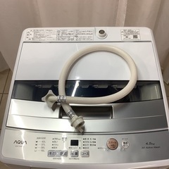 AQUA アクア 洗濯機 AQW-S4M 2022年製 4.5㎏