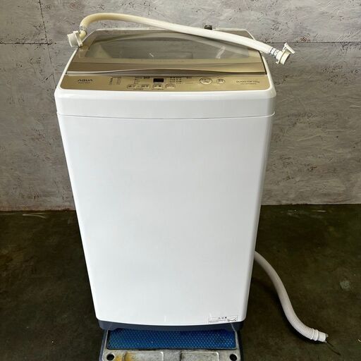 【AQUA】 アクア 全自動電気洗濯機 洗濯機 113L 7.0kg GS70JBK 2020年製