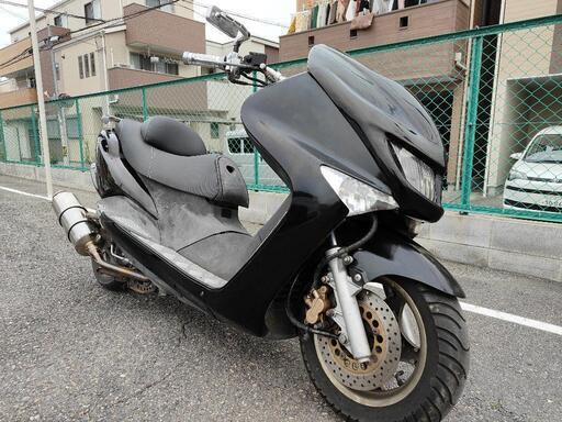 限定値下げ マジェスティ125 FI カスタム車 ローダウン マフラー バーハンその他