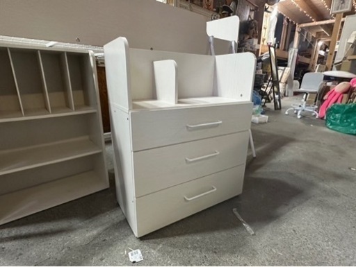 ニトリ システムベッド デスク、チェスト、本棚 - ドレッサー 