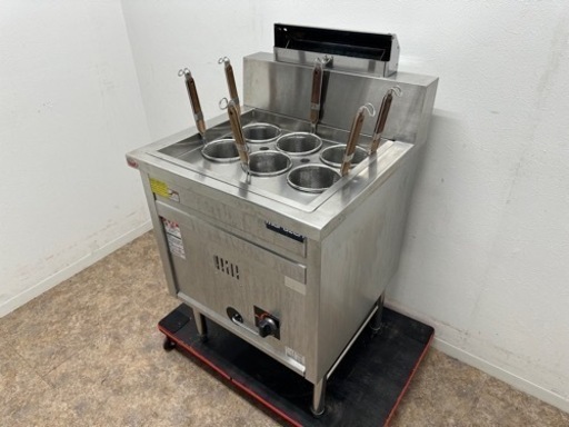 マルゼン　ＭＡＲＵＺＥＮ　業務用　ゆで機　６テボ　ＬＰ（プロパンガス）　厨房　飲食店　ＭＲＫ－０６６Ｂ