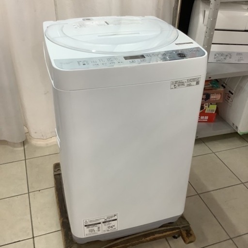 SHARP  シャープ　洗濯機　ES-GE7F-W  2021年製 7㎏