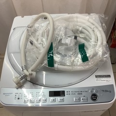 SHARP  シャープ　洗濯機　ES-GE7F-W  2021年製 7㎏