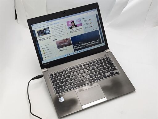 安さで勝負 13.3型 中古ノートパソコン 東芝 R63/J 第7世代Core i5 メモリ8GB 高速SSD 無線WiFi Bluetooth カメラ Windows11 Office 保証付