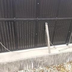 ステンレス　ゲートチェーン　車止め　