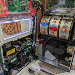 パチスロ実機 サムライ7 コイン不要機 ID：126-012829-007