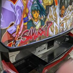 パチスロ実機 サムライ7 コイン不要機 ID：126-012829-007
