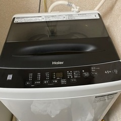 haier洗濯機　22年製！