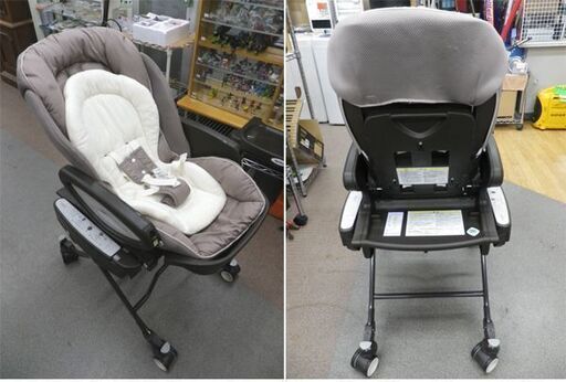 アプリカAprica 電動 ハイローベッド&チェア【美品】 アップリカ（Aprica） ハイローベッド ＆ チェア ユラリズム