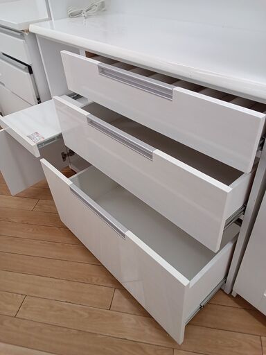 ☆ジモティ割あり☆ ニトリ 食器棚 ホワイト H200×D45×W120