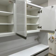 ジモティ来店特価!!　食器棚　ニトリ　ホワイト　　J-0368