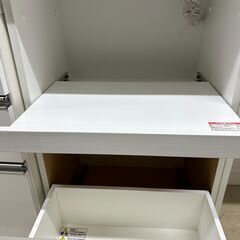 ジモティ来店特価!!　食器棚　ニトリ　ホワイト　　J-0368