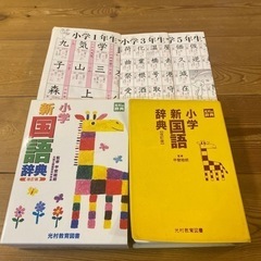 小学新国語辞典と漢字表