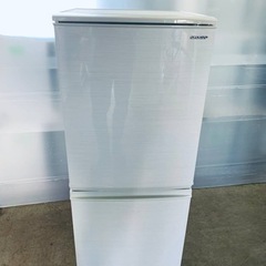 シャープノンフロン冷凍冷蔵庫　SJ-D14E-W