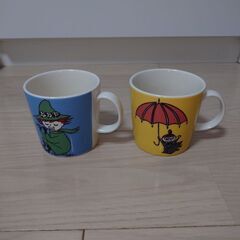 アラビア ムーミン 廃盤 マグカップ　2個 アラビア ムーミン 廃盤 マグカップ 2個