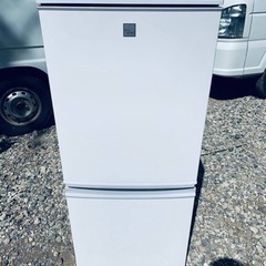 シャープ ノンフロン冷凍冷蔵庫 SJ-14E7-KW