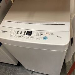☆中古￥11,800！Hisense　4.5kg洗濯機　家電　H...