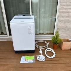 パナソニック 全自動洗濯機 (洗濯8.0kg)(ホワイト) NA...