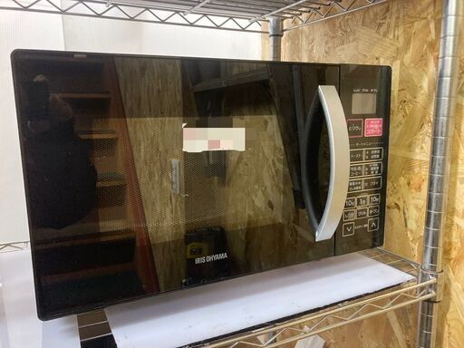 ☆中古￥6,000！IRIS OHYAMA　オーブンレンジ　家電　VAL-16T-B型　2018年製　【BC128】